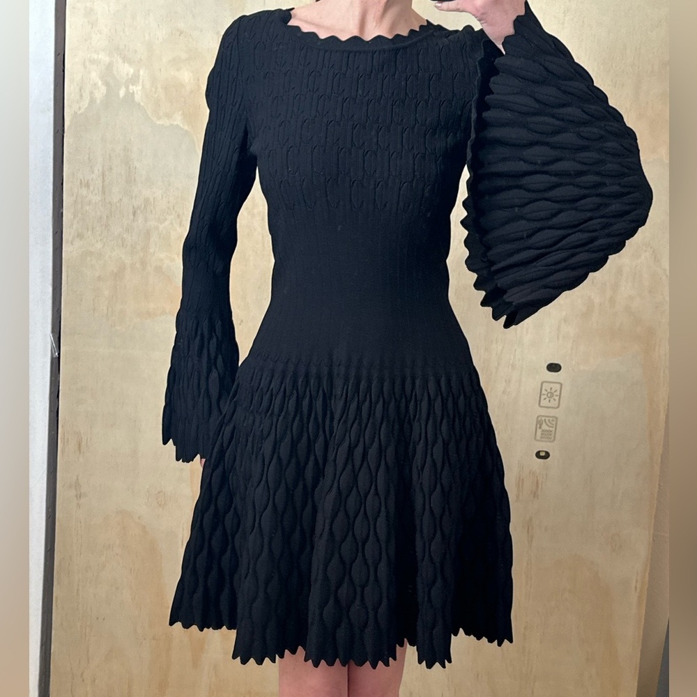 ALAIA Crinoline-design knitted minidress, size FR 42 - Picture 6 of 6
